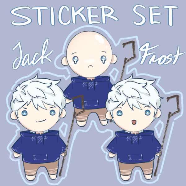 Jack Frost Sticker Set (3)