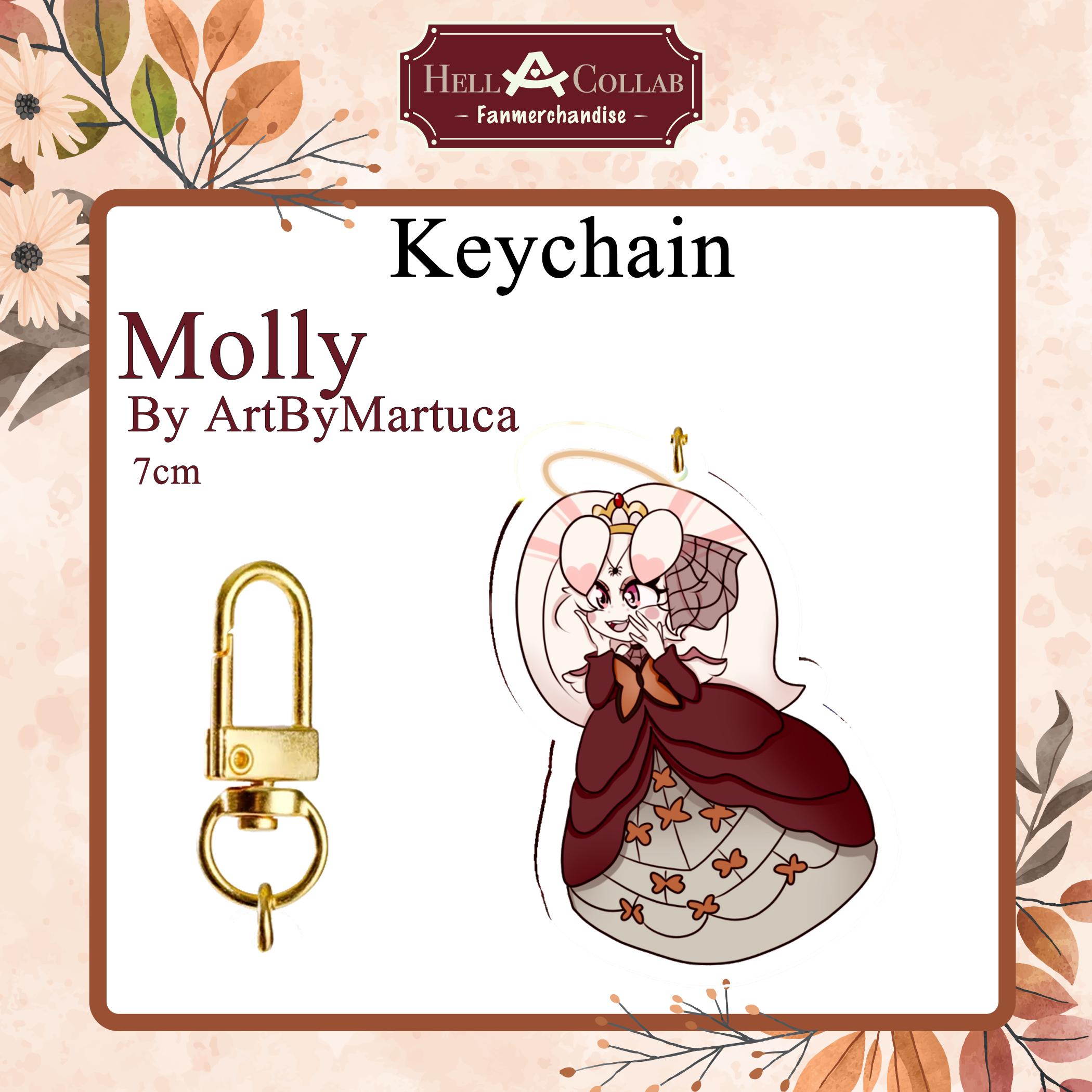 Molly keychain  || Wedding Hell-a-Collab