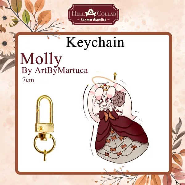 Molly keychain  || Wedding Hell-a-Collab