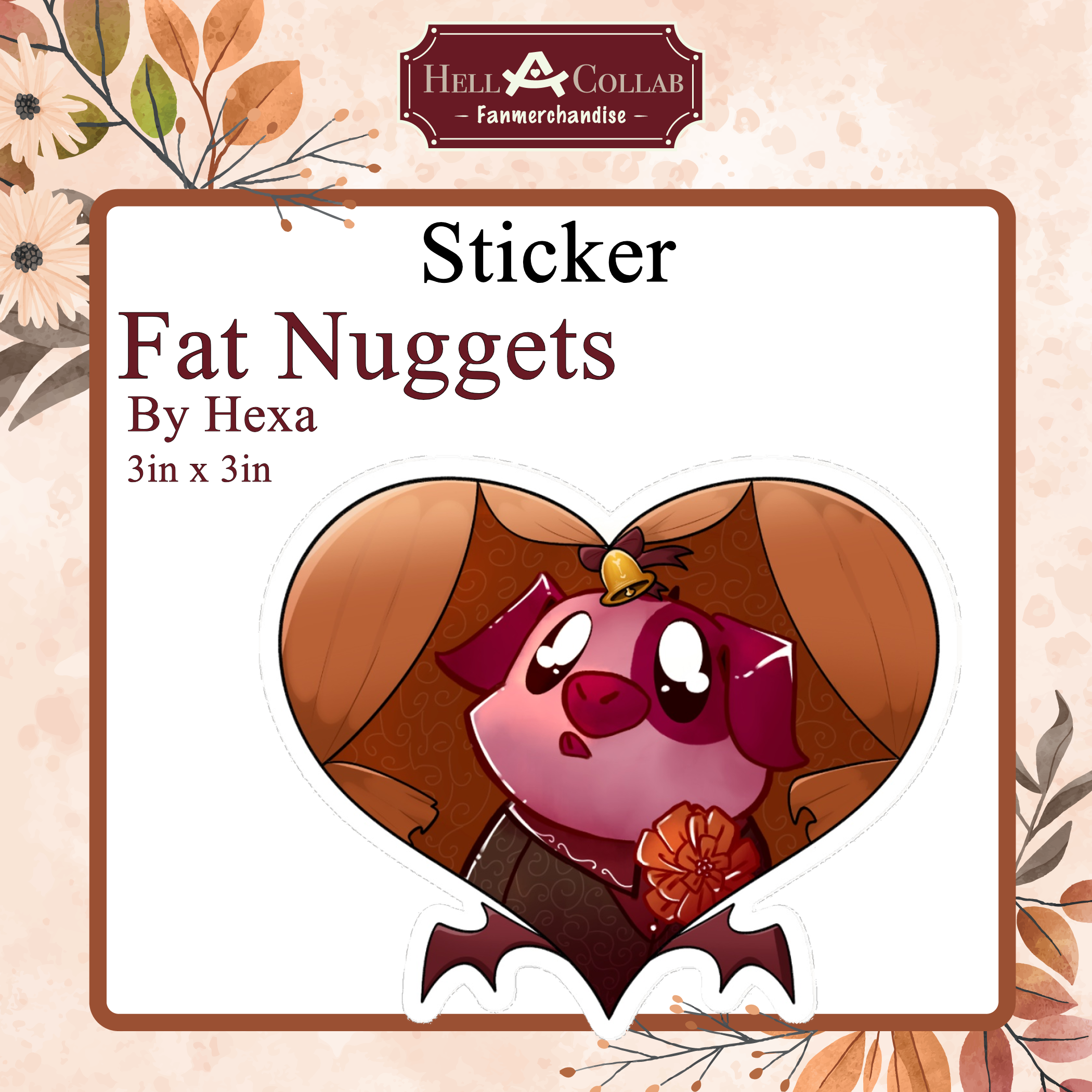 Fat Nuggets Sticker || Wedding Hell-a-Collab