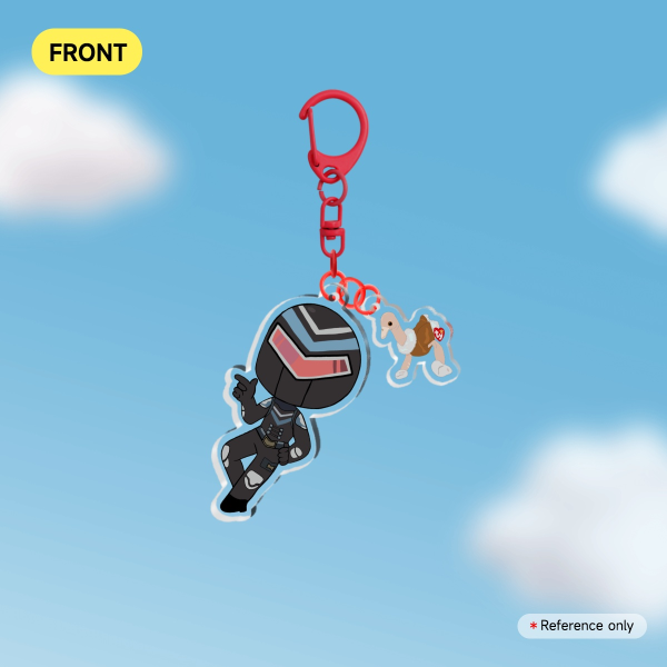 Vigilante/Adrian Chase & Stretch Acrylic 2-Piece Keychains