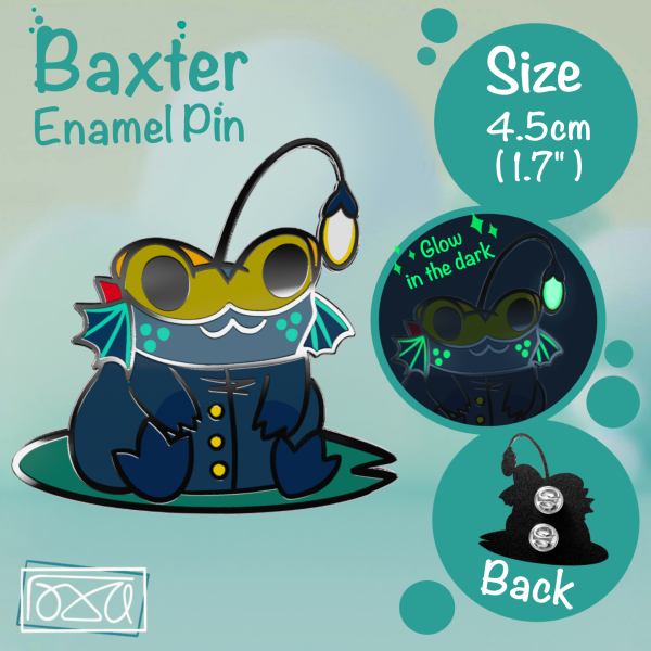 Baxter Frog – Enamel Pin