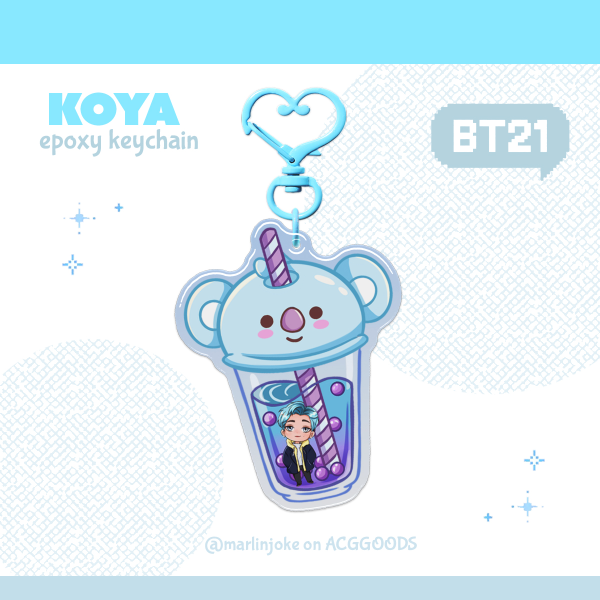 Koya Epoxy Keychains