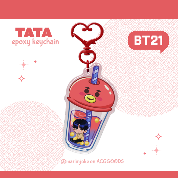 Tata Epoxy Keychains