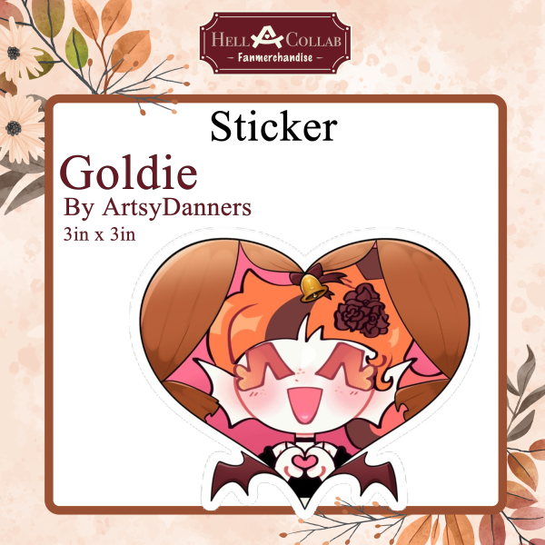 Goldie Wedding Hell-a-Collab Die Cut Stickers