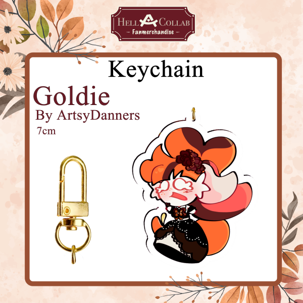 Goldie Wedding Hell-a-Collab Clear Acrylic Keychains
