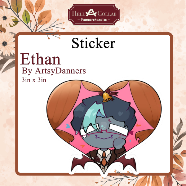 Ethan Wedding Hell-a-Collab Die Cut Sticker