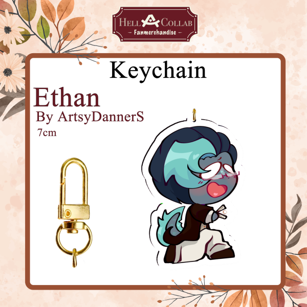 Ethan Wedding Hell-a-Collab Clear Acrylic Keychain