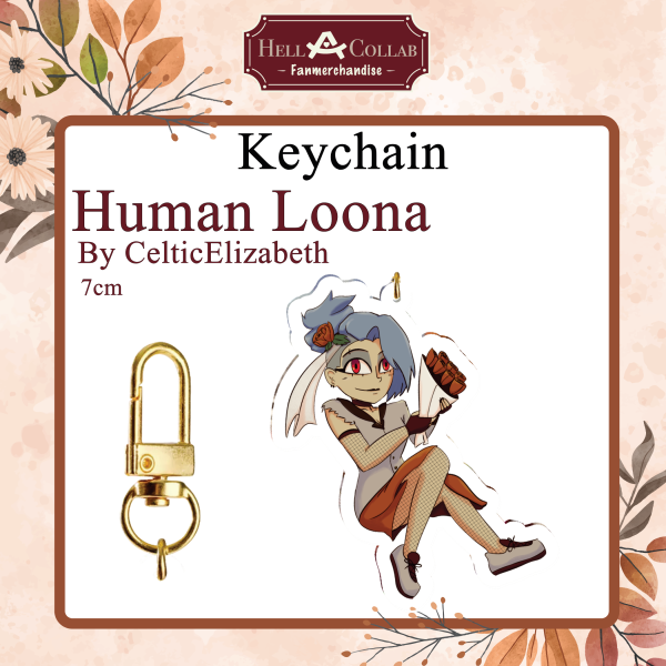 Human Loona Keychain || Wedding Hell-a-Collab
