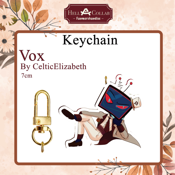 Vox Keychain  || Wedding Hell-a-Collab