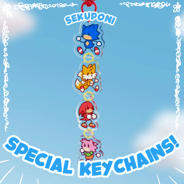 Sonic R Squad Keychain