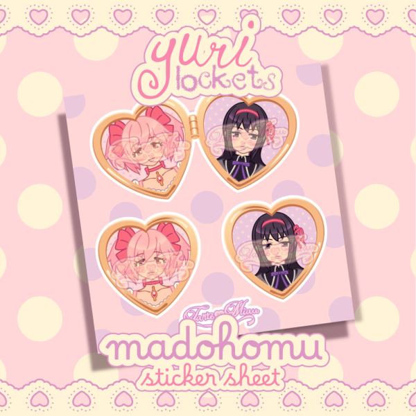 YURI LOCKET ♡ MadoHomu Sticker Sheet