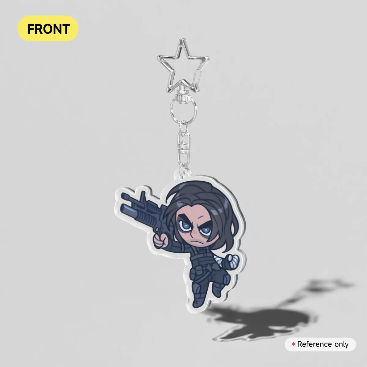 Bucky Barnes - CA: Winter Soldier - Clear Acrylic Keychains