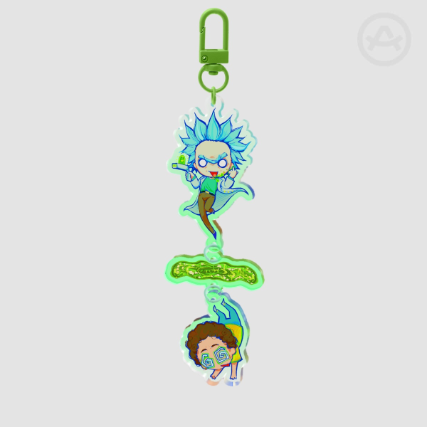 Rick & Morty Big Connection Acrylic Keychain