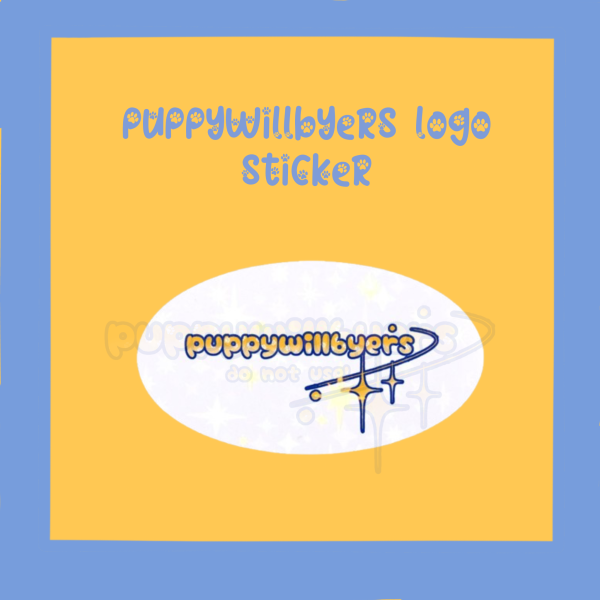 puppywillbyers logo sticker
