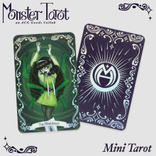 The Hierophant Monster Tarot Mini Holographic Card