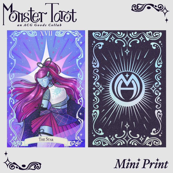 The Star Monster Tarot Mini Holographic Print