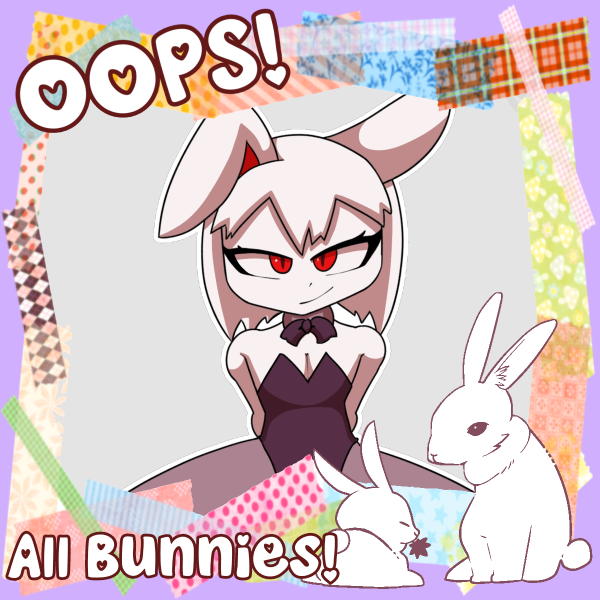 Bunny Suit Jacklyn Sticker