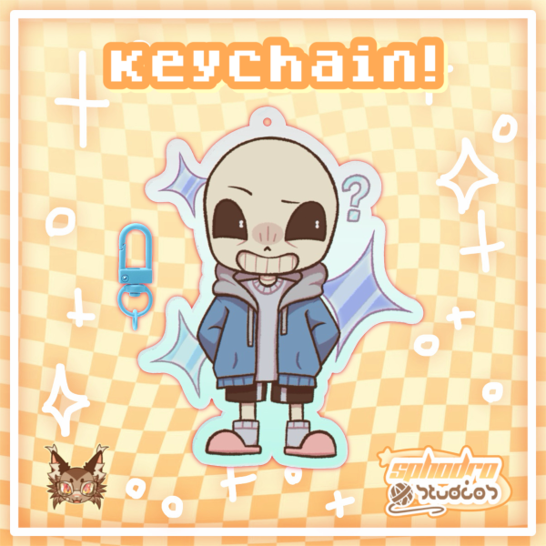 Keychain/Keyring | Undertale - Sans - Acrylic (2.8inch)