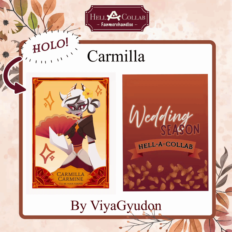 Carmilla Carmine Wedding Card Hell-a-Collab