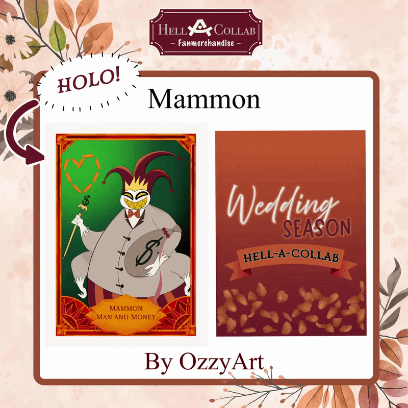 Mammon-Trading Card-Hellacollab Wedding Collection