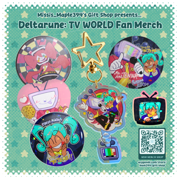 DELTARUNE X FLAVOR FOLEY ~ Mr. Ant Tenna & Static Miku Pack RED