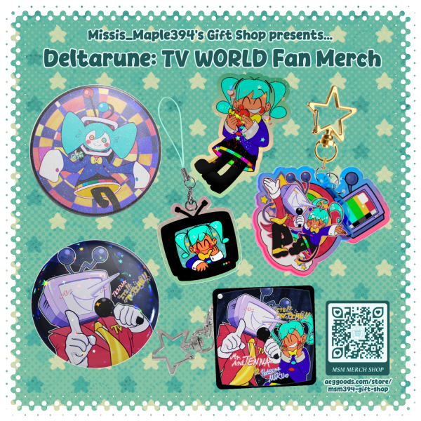 FLAVOR FOLEY X DELTARUNE ~ Mr. Ant Tenna & Static Miku Pack BLUE 