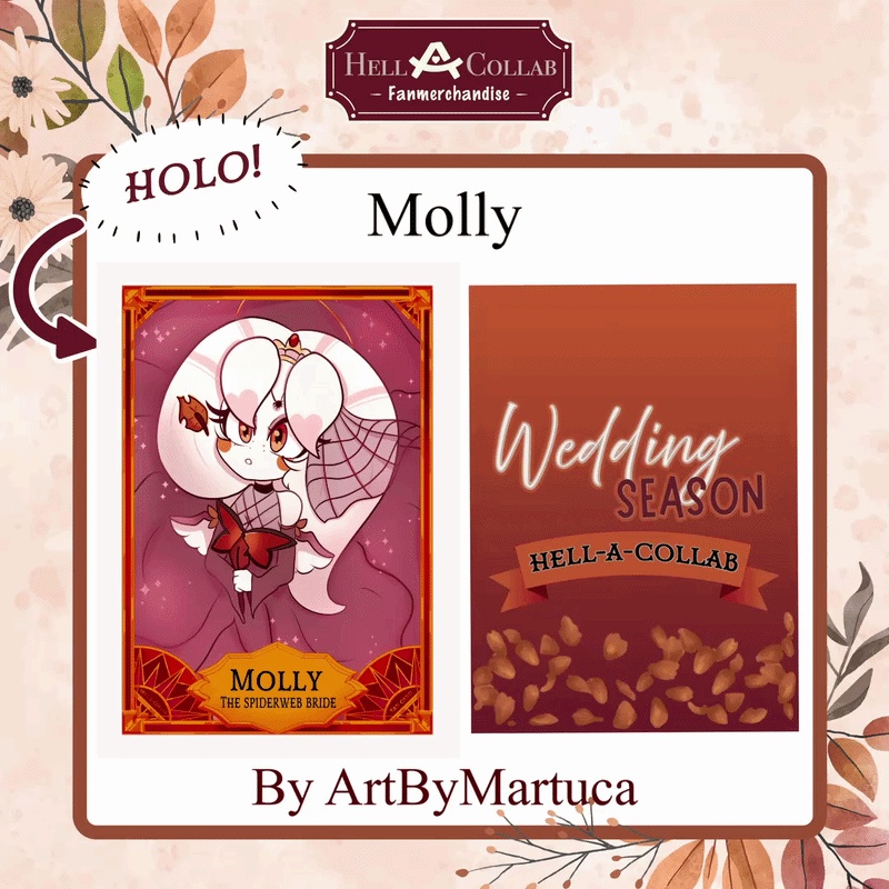 Molly holographic Fancard || Wedding Hell-a-collab