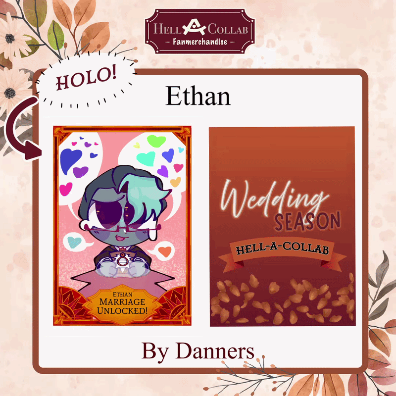 Ethan Wedding Hell-a-Collab Holographic Photocard