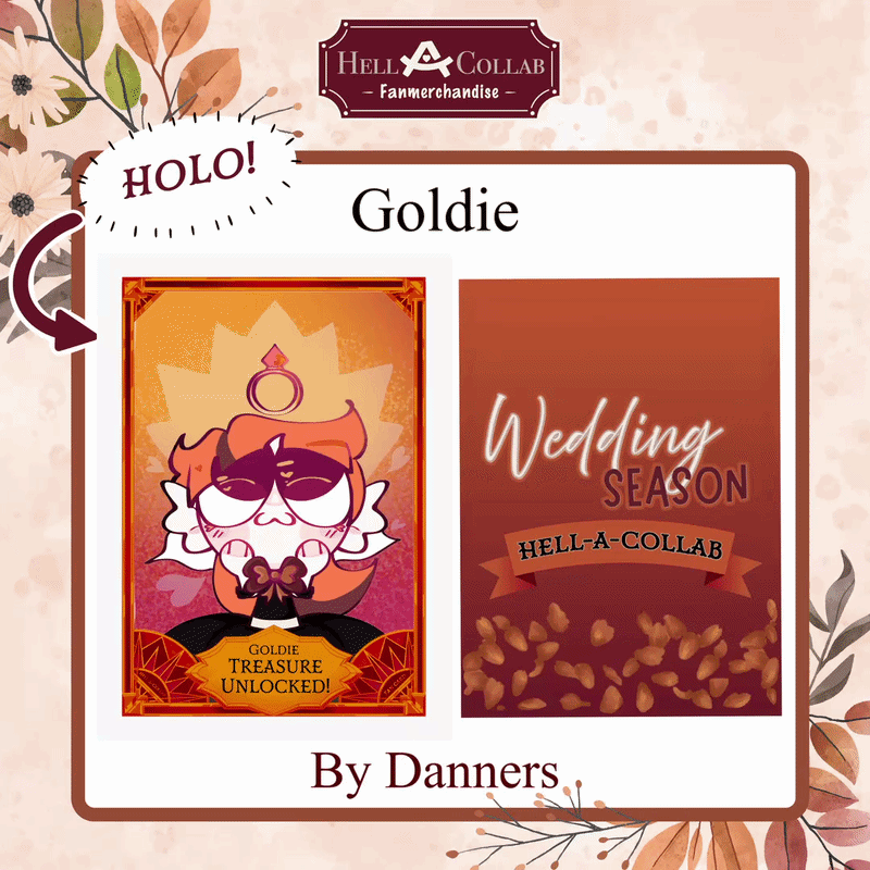 Goldie Wedding Hell-a-Collab Holographic Photocard