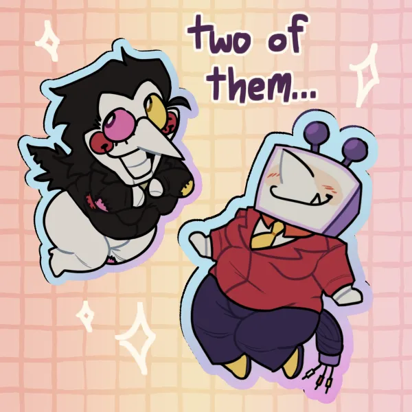 Spamtenna Cutie Acrylic Pin Set