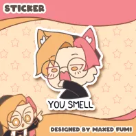 Spooky Fumi - You Smell Sticker