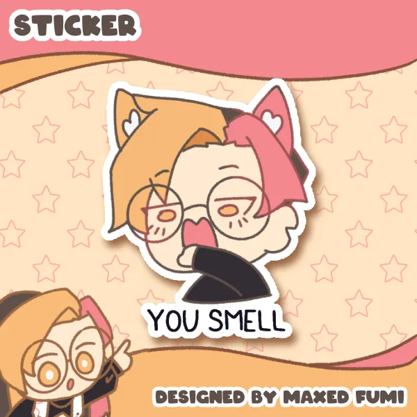 Spooky Fumi - You Smell Sticker