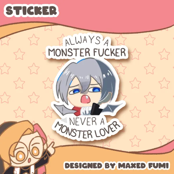Spooky Evan - Monster What? Sticker