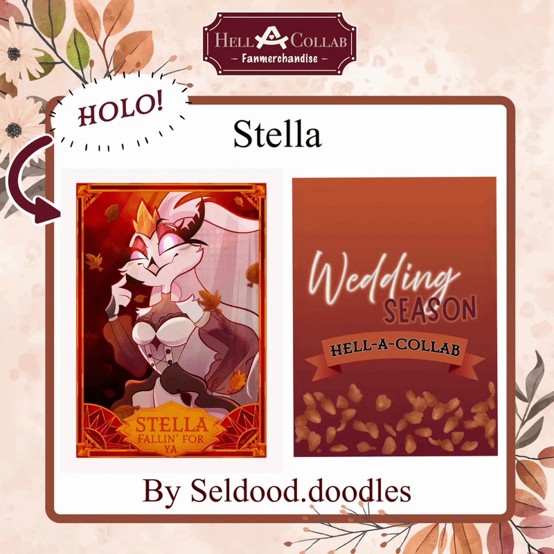 Stella-Trading Card-Hellacollab Fall Wedding Collection