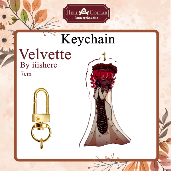 Velvette | Acrylic Keychain | HellACollab Wedding Collection