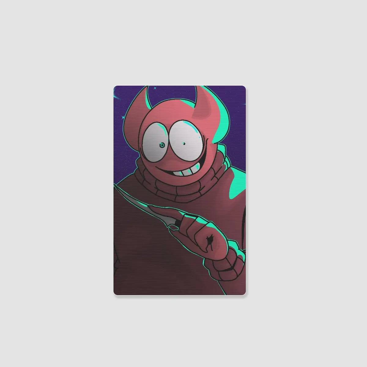 Bob Velseb Lenticular Card - 2.13"x3.35"(54x85mm)