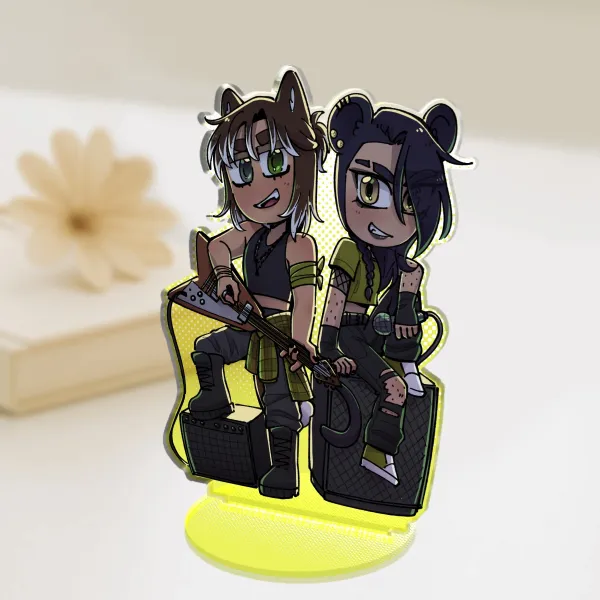 Ritsuko & Zeke (Rock band ver.) Acrylic Standees