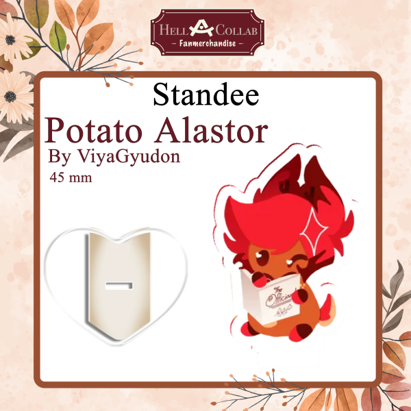 Potato Alastor Wedding Standee Hell-a-Collab