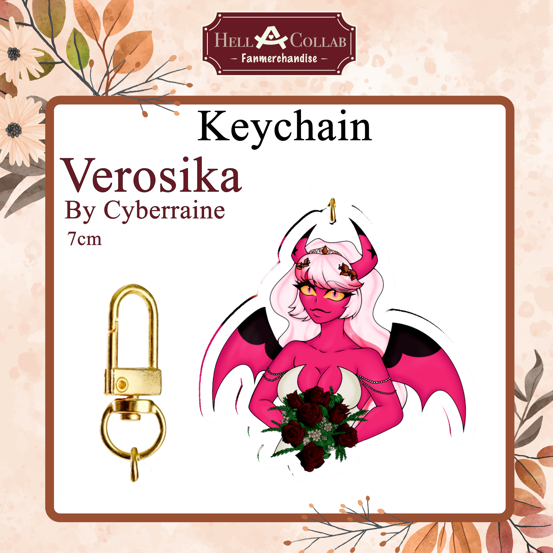 Verosika / Hell-a-Collab Wedding Collection / Keychain