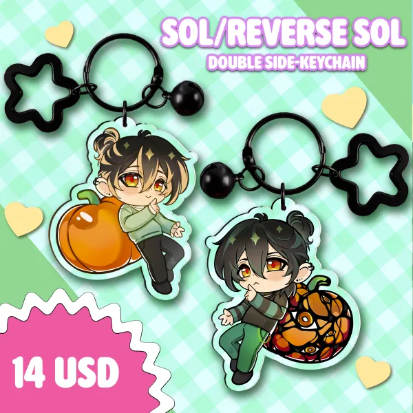 Sol TKaTB Acrylic Double Side Keychain