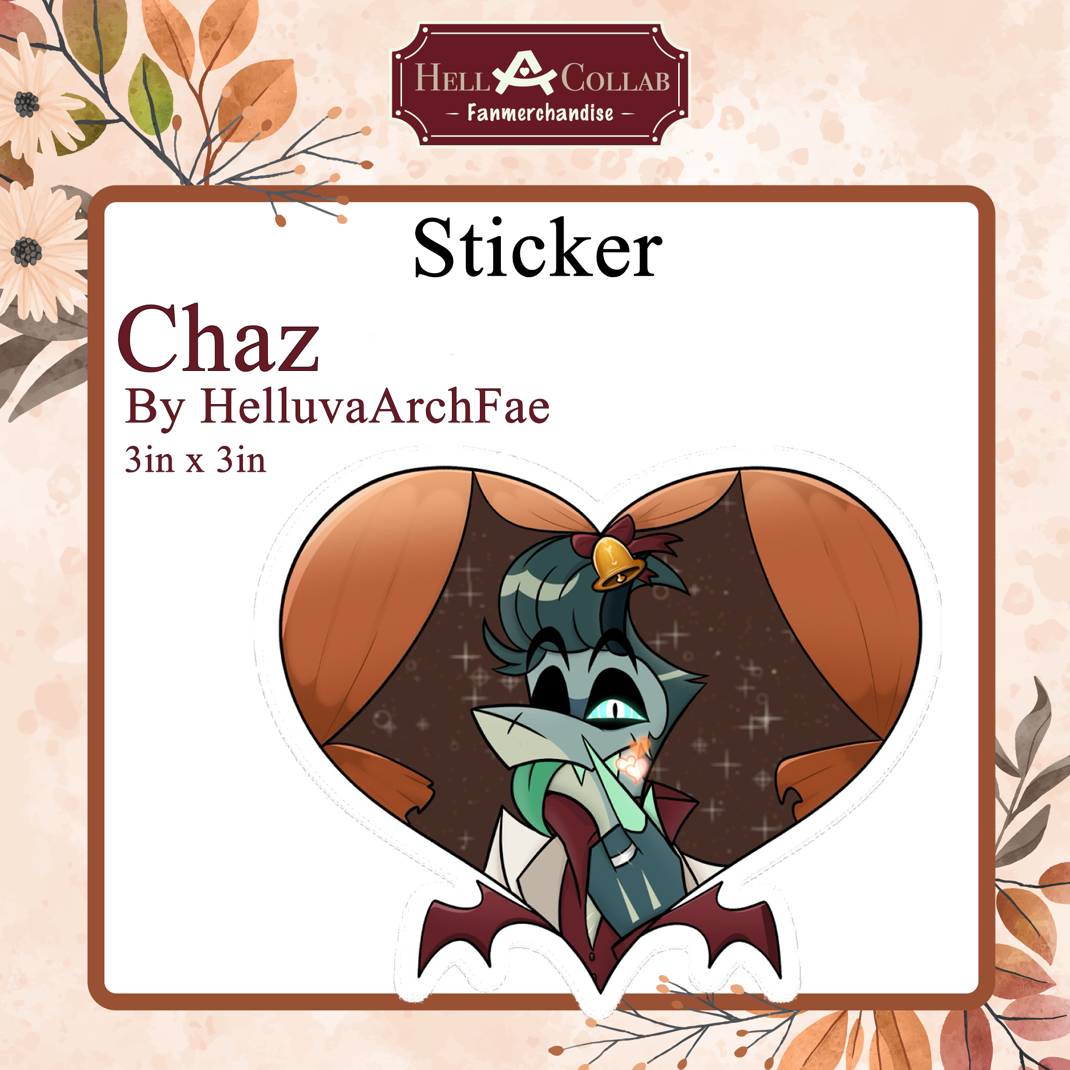 Chaz Sticker || Wedding Hell-a-Collab