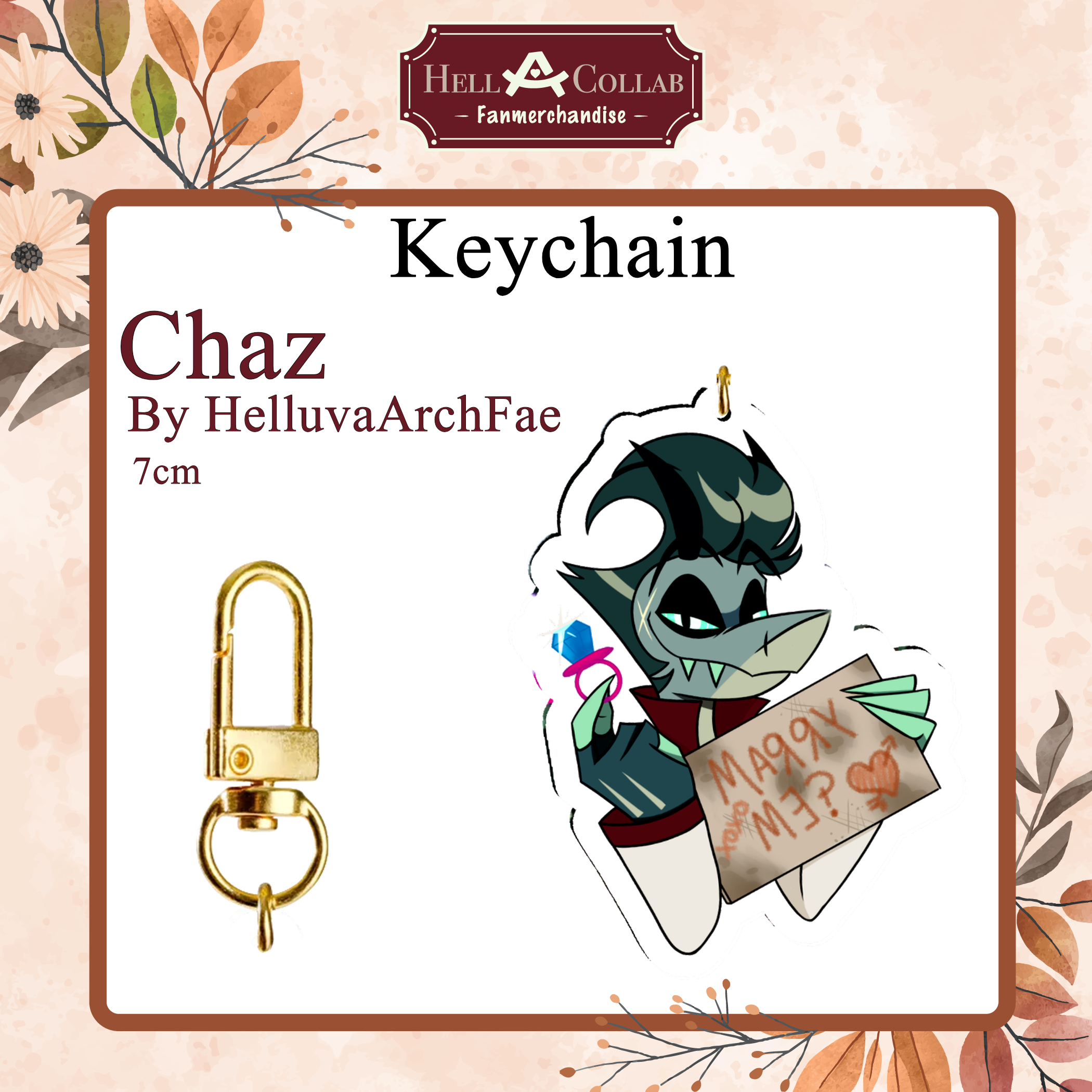 Chaz Keychains || Wedding Hell-a-Collab