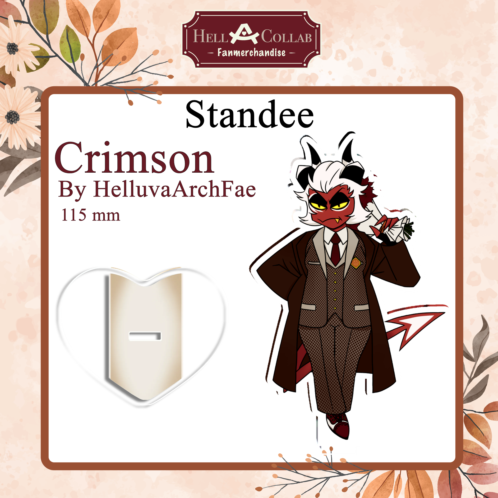 Crimson Standee || Wedding Hell-a-Collab