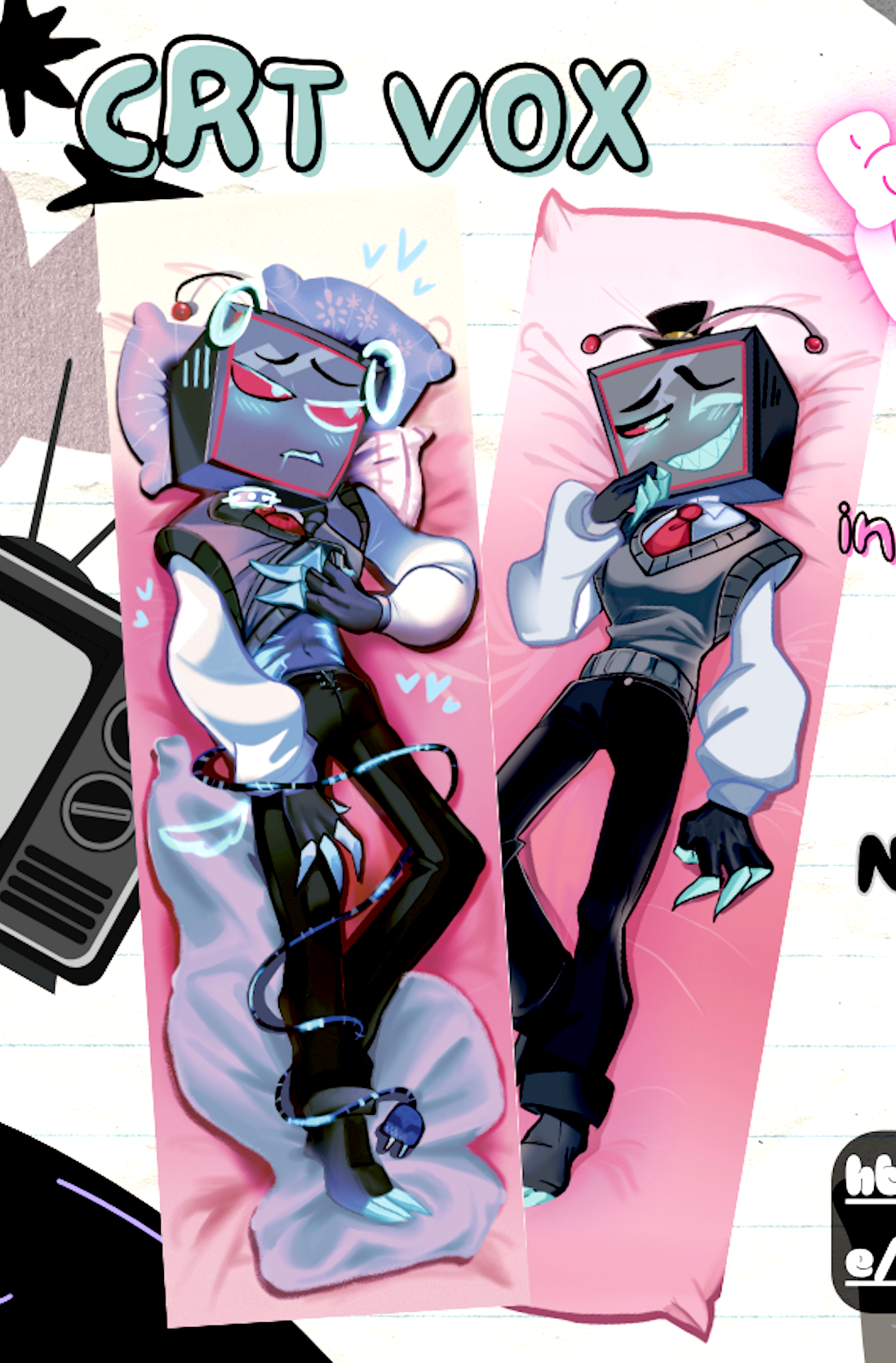 Mini Vincent / Vox Soft Body Pillow Keychain