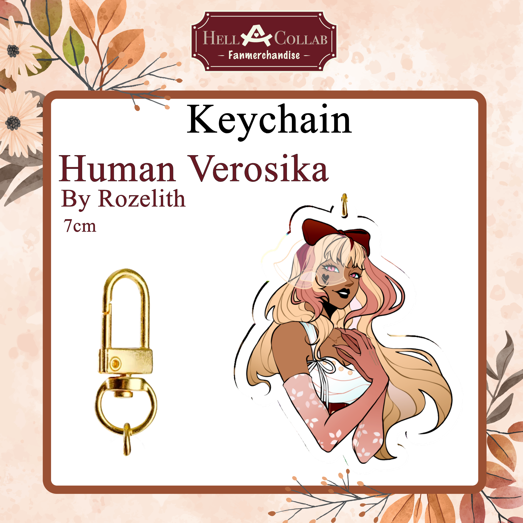 Human Verosika Acrylic Keychains HellaCollab 2026