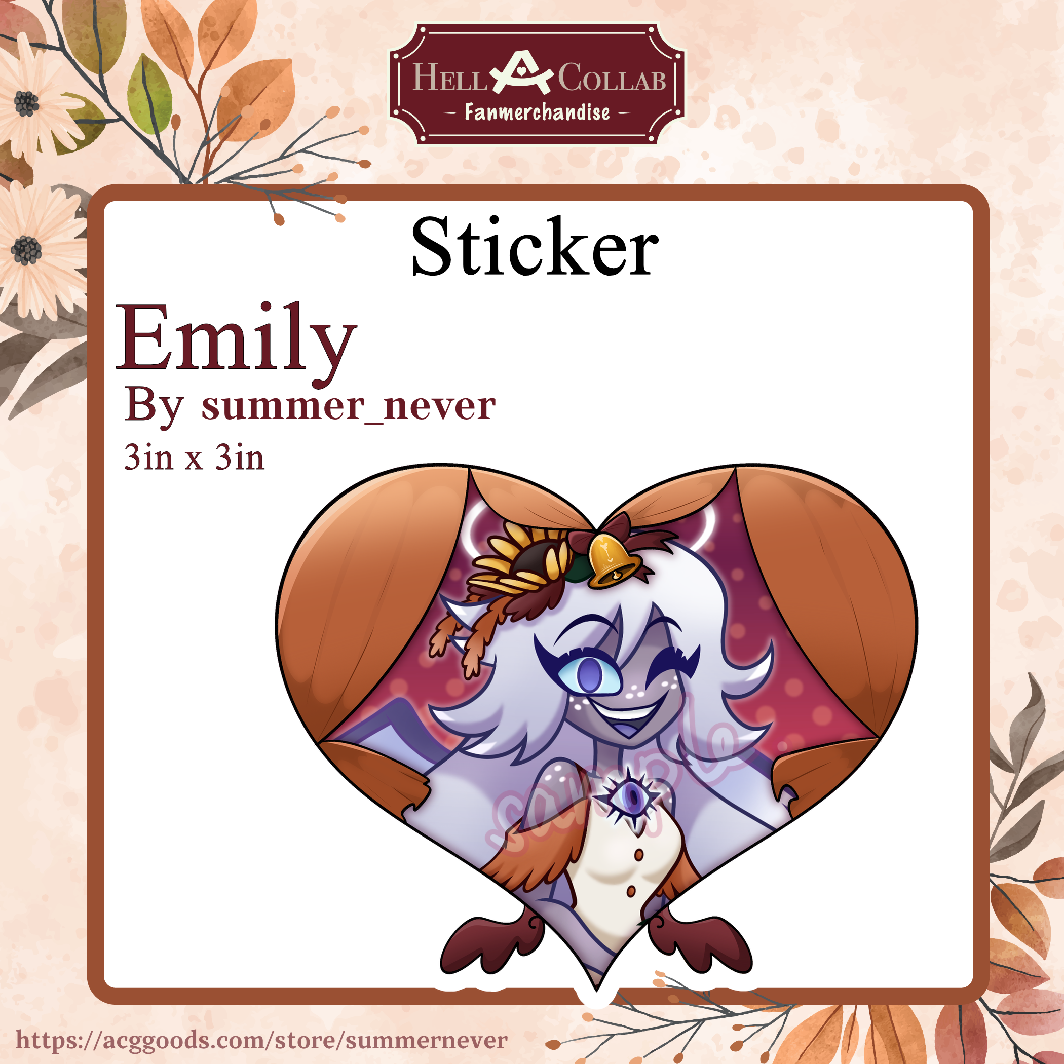 Emily - Sticker  || Wedding Hell-a-Collab || Hazbin Hotel
