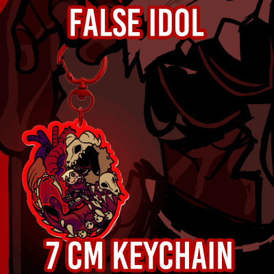 False Idol Colored Edge Acrylic Keychain