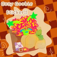 Cozy gooble sticker!