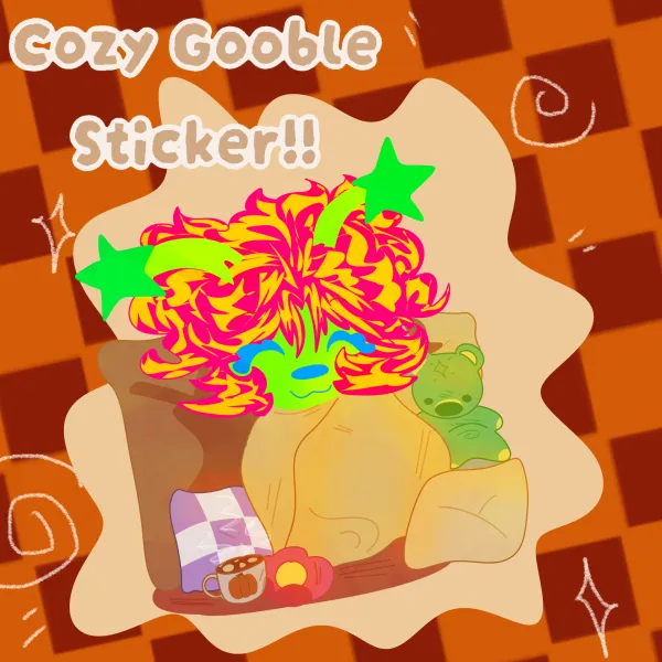 Cozy gooble sticker!